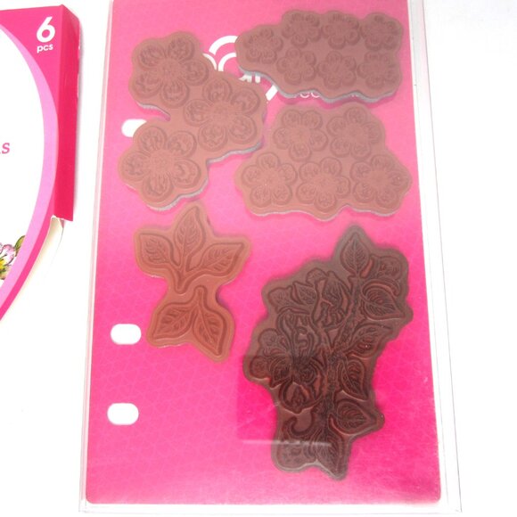 Heartfelt Creations Tweet Cherry Blossoms Cling Stamps Bird Floral - Picture 3 of 3